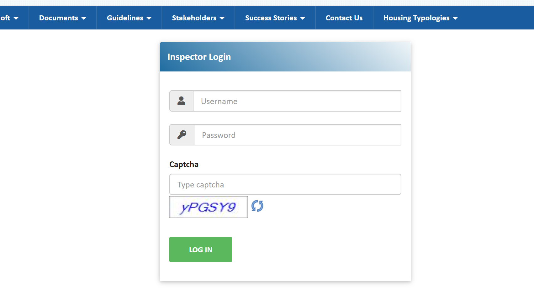 Inspector Login
